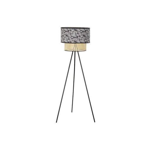 Лампион DKD Home Decor Естествен Черен Метал Палми