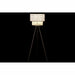 Лампион DKD Home Decor Естествен Черен Метал Палми
