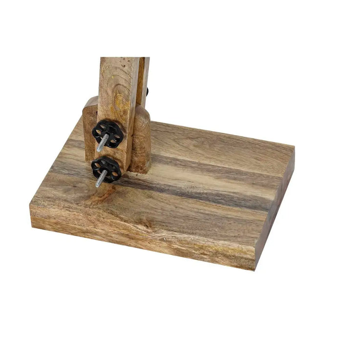 Лампион DKD Home Decor Кафяв Черен Метал Дърво манго 85 x