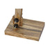 Лампион DKD Home Decor Кафяв Черен Метал Дърво манго 85 x