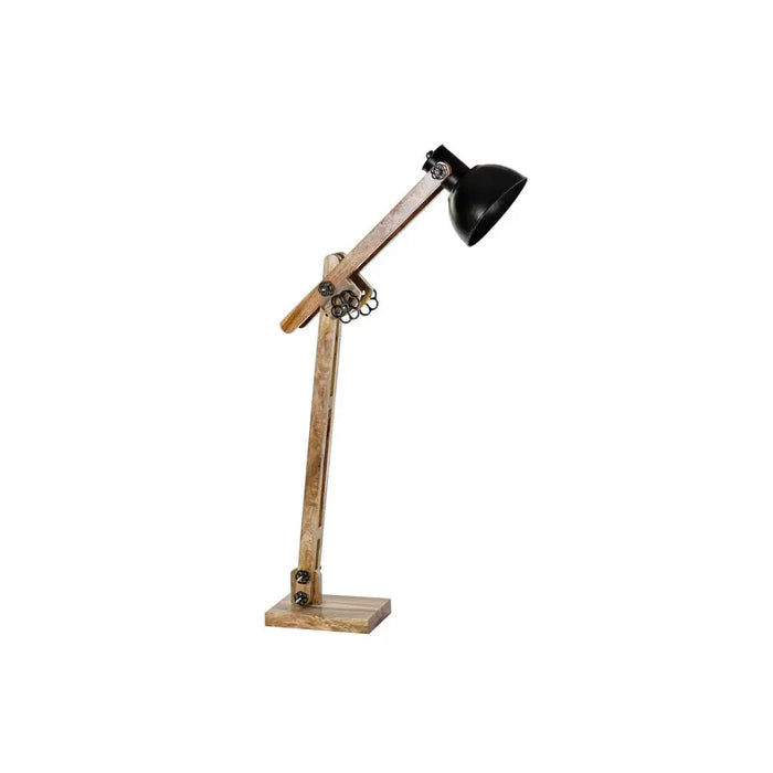 Лампион DKD Home Decor Кафяв Черен Метал Дърво манго 85 x
