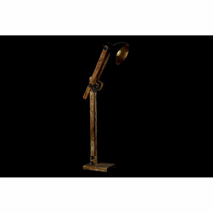 Лампион DKD Home Decor Кафяв Черен Метал Дърво манго 85 x