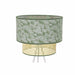 Лампион DKD Home Decor Метал полиестер Бял Зелен 220 V 50 W