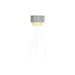 Лампион DKD Home Decor Метал полиестер Бял Зелен 220 V 50 W
