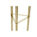 Лампион DKD Home Decor Многоцветен Златен Метал Кристал 50