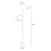 Лампион EDM 30010 Boston Сребрист 60 W 220-240 V 176 cm