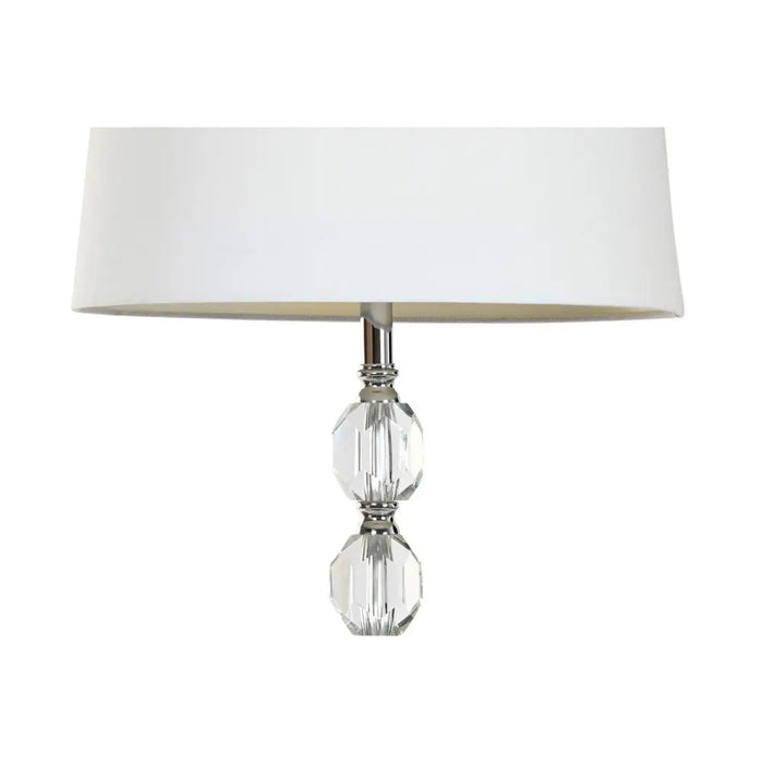 Лампион Home ESPRIT Бял Сребрист 50 W 220 V 35 x 35 x 150