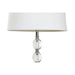 Лампион Home ESPRIT Бял Сребрист 50 W 220 V 35 x 35 x 150