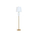 Лампион Home ESPRIT Бял Златен 220 V 43 x 43 x 170 cm