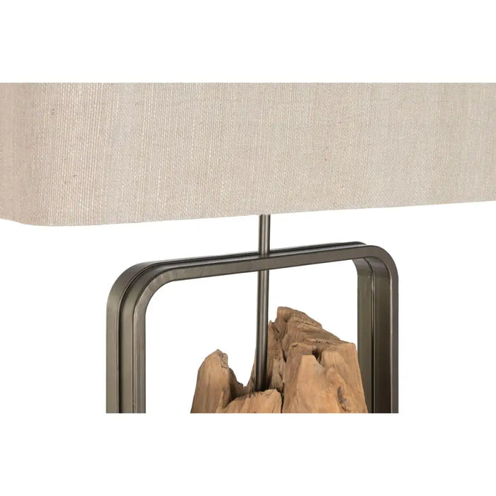 Лампион Home ESPRIT Черен Бежов Естествен 220 V 60 X 25 X