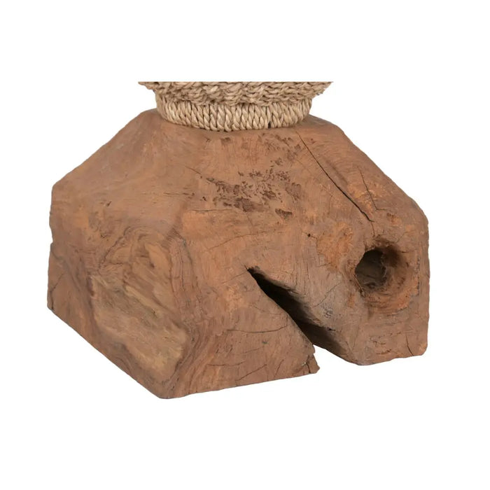 Лампион Home ESPRIT Естествен 220 V 25 x 25 x 108 cm