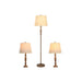 Лампион Home ESPRIT Кафяв Сметана 50 W 220 V 38 x 38 x 150