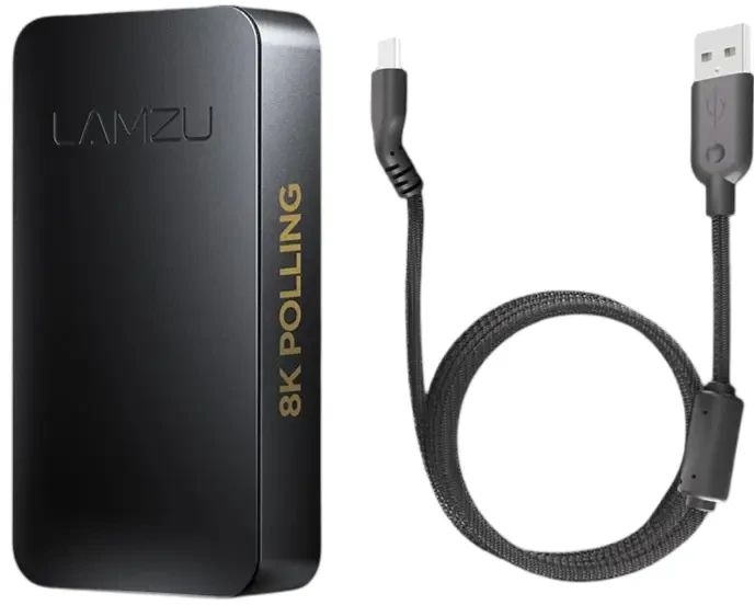 Приемник за мишка Lamzu - 8K Dongle, черен