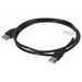 Lanberg CA-USBA-20CU-0010-BK USB кабел 1m 2.0 USB A Черен
