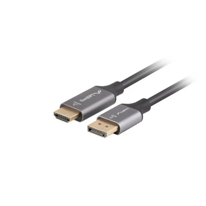 Lanberg display port (M) -> HDMI(M) кабел 1,8 м черен