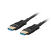 Lanberg HDMI M/M v2.1 кабел 50m оптичен черен aoc