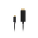 LANBERG КАБЕЛ USB-C(M)->HDMI(M) 1M 4K 60HZ ЧЕРЕН