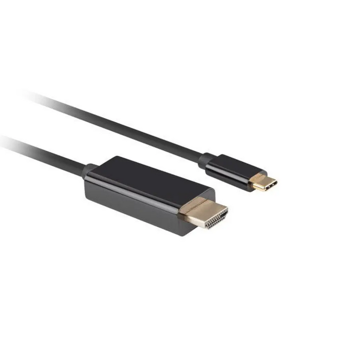 LANBERG КАБЕЛ USB-C(M)->HDMI(M) 1M 4K 60HZ ЧЕРЕН