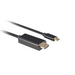 LANBERG КАБЕЛ USB-C(M)->HDMI(M) 1M 4K 60HZ ЧЕРЕН