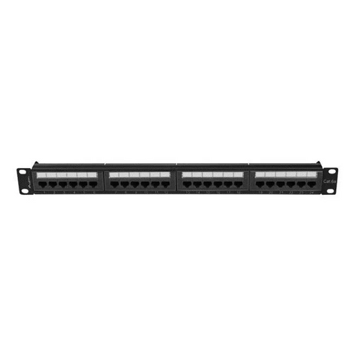Lanberg пач панел 24 порта 1U 19’’ CAT.6a utp черен