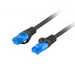 Lanberg patchcord CAT.6a s/ftp lszh cca 3m black fluke
