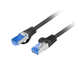 Lanberg patchcord CAT.6a s/ftp lszh cca 1.5m black fluke