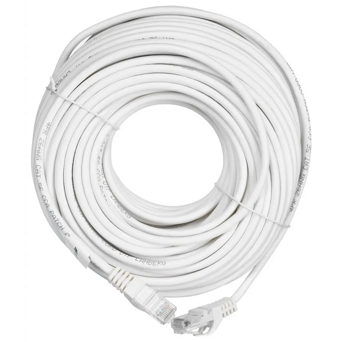 LANBERG PATCHCORD UTP CAT.5E 30M БЯЛ