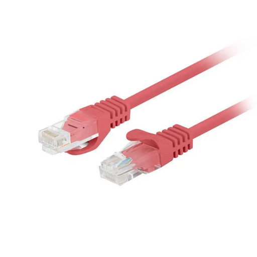 Lanberg PCU6-20CC-0100-R мрежов кабел Червен 1 m Cat6 U/UTP