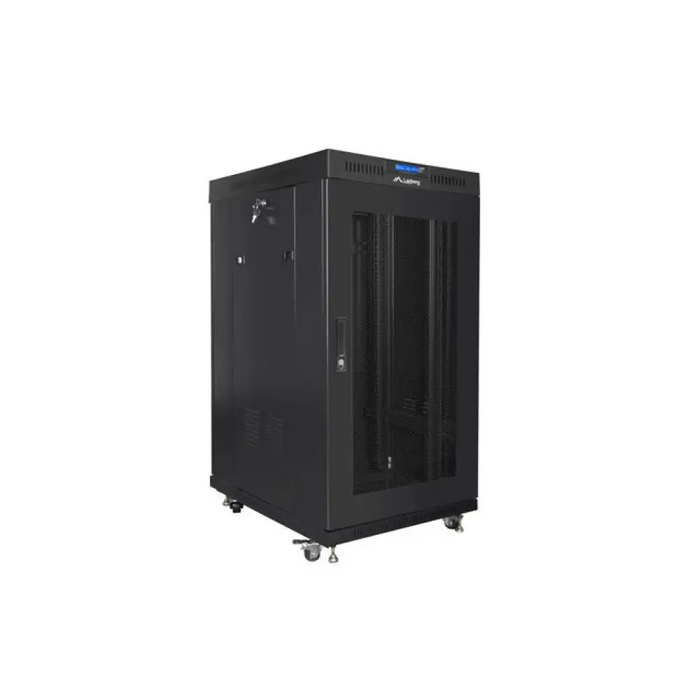 Lanberg стелаж шкаф 19’’ свободно стоящ 22U/800x800 (плосък