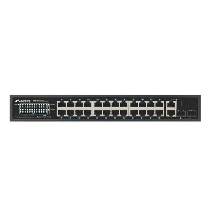 Lanberg Switch 24 x 100MB POE+/2 x Combo Rack 19’’ Gigabit