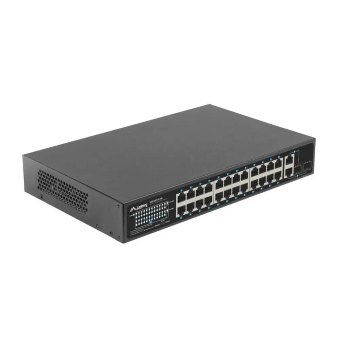 Lanberg Switch 24 x 100MB POE+/2 x Combo Rack 19’’ Gigabit