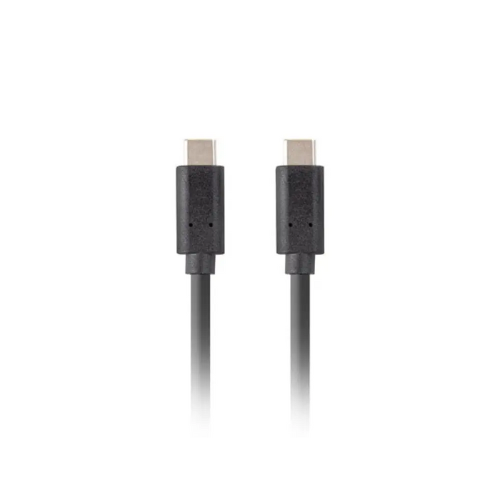 Lanberg USB-C M/M 3.1 gen 2 кабел 0.5m 10GB/s pd100w черен