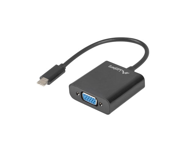Adapter, Lanberg adapter USB type-c 3.1 -> VGA