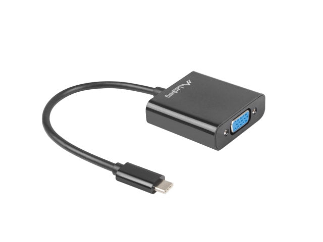 Adapter, Lanberg adapter USB type-c 3.1 -> VGA