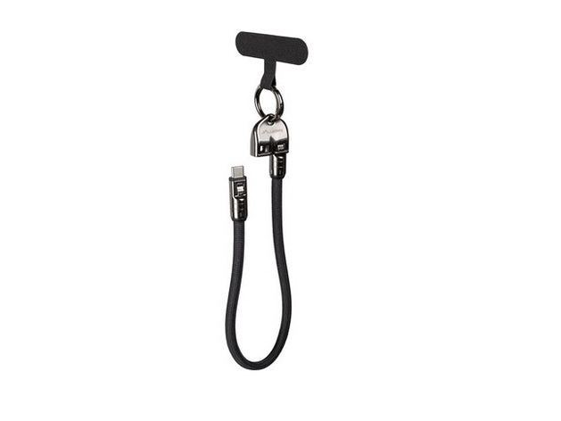 Кабел Lanberg USB-C M/M 2.0 0.3 м, черен