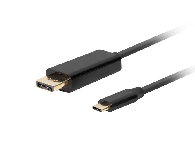Lanberg USB-C (M) -> Displayport(M) 1.2 4K 60hz кабел 3m, черен