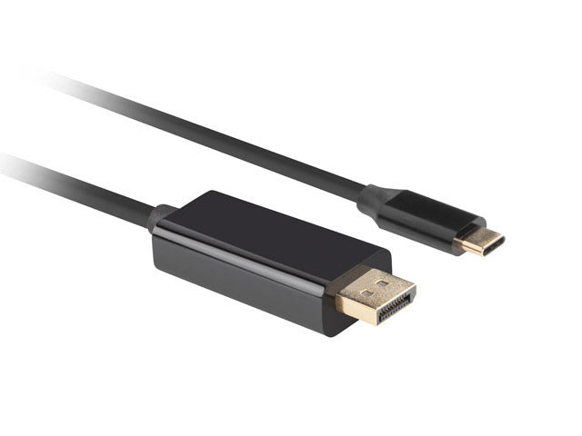Lanberg USB-C (M) -> Displayport(M) 1.2 4K 60hz кабел 3m, черен