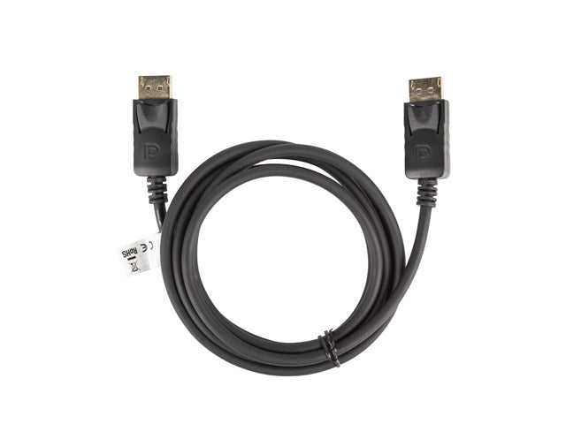 Lanberg display port M/M кабел 1.8m 4K, черен