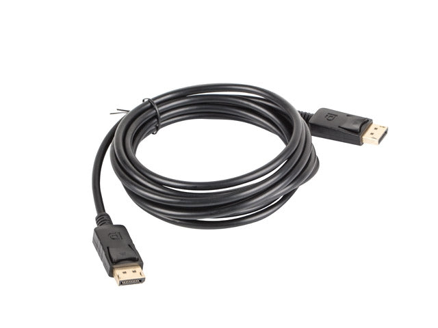 Cable, Lanberg display port M/M cable 3m 4K, black