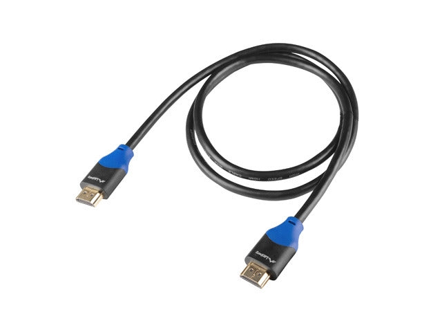 Lanberg HDMI M/M V2.0 кабел 1m 4K CU кутия, черна КУТИЯ