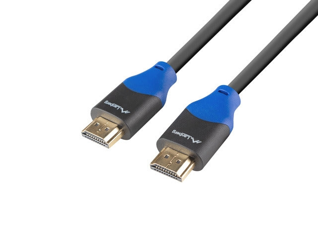 Lanberg HDMI M/M V2.0 кабел 3m 4K CU кутия, черен