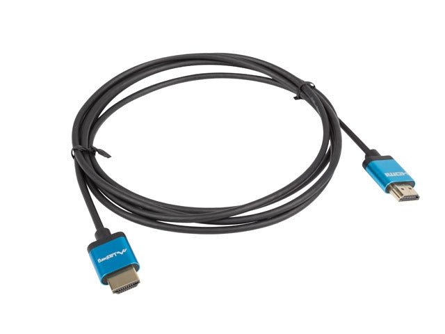 Lanberg HDMI M/M V2.0 кабел 1.8m, 4K Slim, черен