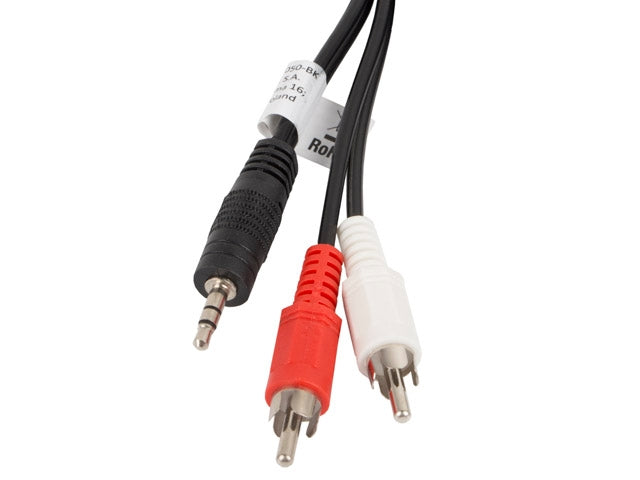 Lanberg мини жак 3,5 мм (M) 3 пина -> 2X RCA (чинч) (M) кабел 5 м