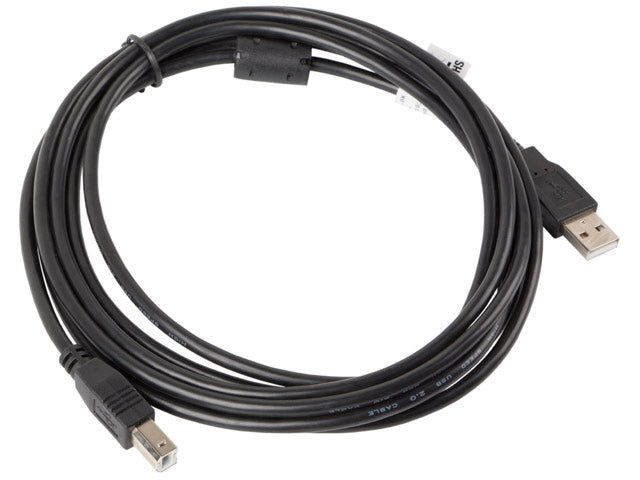 Lanberg USB-A (M) -> USB-B (M) 2.0 кабел 3 м, черен ферит