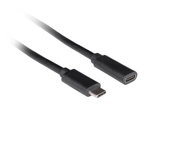 Кабел Lanberg USB-C M/F 3.1 1.5 м, черен