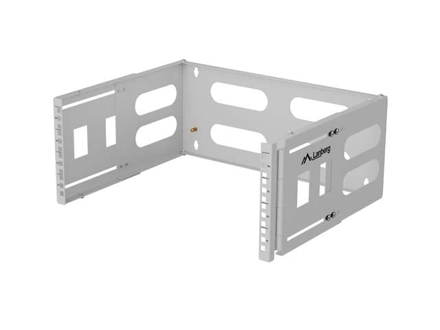 Сгъваема скоба Lanberg, за стенен монтаж 19" 4U 497x400/240, сива