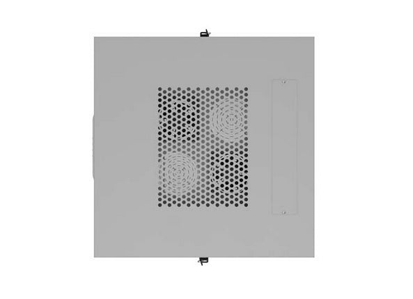 Шкаф за стелажи Lanberg 19" свободно стоящ 42U/600X600 (плосък пакет) със стъклена врата LCD сив V2