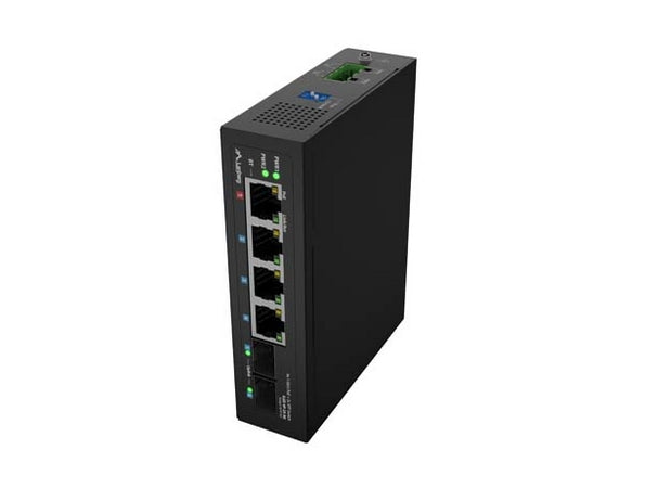 Lanberg Switch Light Industrial POE 1 x BT 3 x AT 2 x SFP DIN Unmanagement Gigabit Ethernet