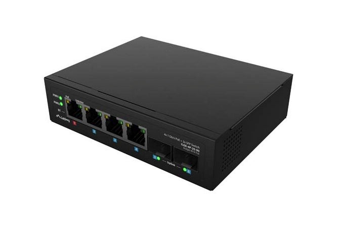 Lanberg Switch Light Industrial POE 1 x BT 3 x AT 2 x SFP DIN Unmanagement Gigabit Ethernet