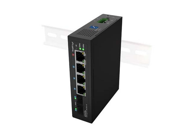 Lanberg Switch Light Industrial POE 1 x BT 3 x AT 2 x SFP DIN Unmanagement Gigabit Ethernet